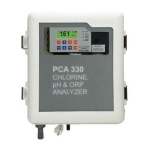 เครื่องวัดและควบคุม pH ORP Chlorine Analyzer Controller รุ่น PCA330