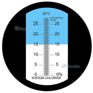 เครื่องวัดความเค็ม Salinity Refractometer รุ่น HT212ATC