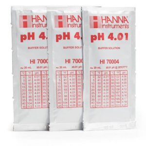 HI70004P pH บัฟเฟอร์แบบซองค่า 4.01 ±0.01pH จาก Hanna (Buffer Solution)