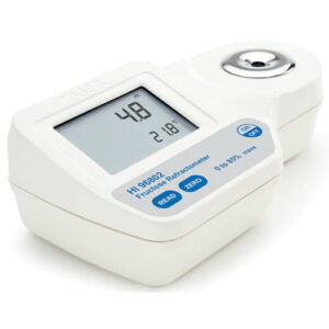 HI96802 เครื่องวัดความหวานน้ำตาลฟรุกโตส Fructose Refractometer แบบดิจิตอลจาก Hanna