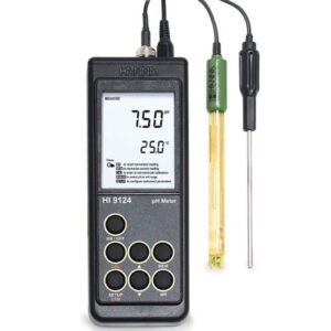 อุปกรณ์วัดกรดด่าง Portable pH Meter สำหรับงานภาคสนาม HI9124
