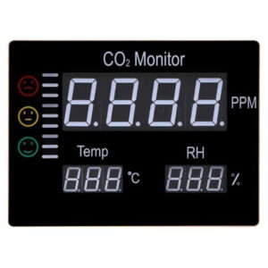 เครื่องวัดก๊าซคาร์บอนไดออกไซด์ CO2 อุณหภูมิและความชื้นแบบติดผนังรุ่น HT-2008