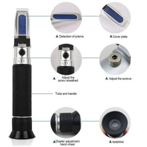 เครื่องวัดความเค็มแบบส่อง ( Salinity Refractometer) รุ่น HT212ATC ย่านการวัด 0-28%